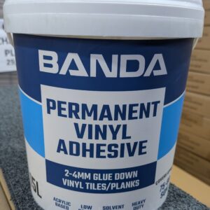 BANDA PERMANENT HARD SET VINYL ADHESIVE - 15 LITRES