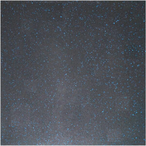 GYM RUBBER TILE-BLUE FLECK-1M X 1M X 10MM THICK 1 TO 49 PIECES $28.00 EACH