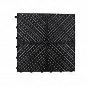 Big Rib 40cm x 40cm Garage Flooring - Black