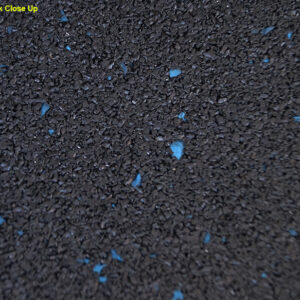 1M x 1M x15mm Gym Rubber-Blue Fleck - 1 to 49 Tiles-$35.00ea