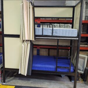 PRIVACY BUNK BED - FLASH BLACK