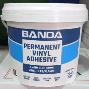 BANDA Permanent Vinyl Adhesive 5 Litres $118.88 Inc. GST