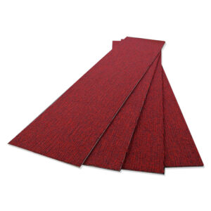 Colour Plank -Red - Hi Traffic - SDN Pile - Rich Textured Red With Black Fleck