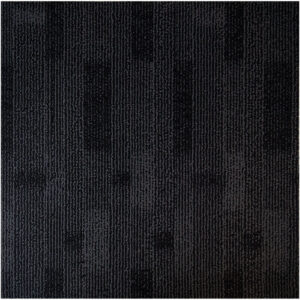 Brix 1 - Charcoal Black And Greys - Block Pattern Carpet Tiles