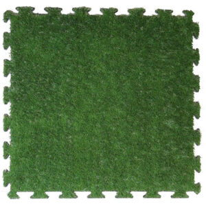 Artificial Grass - 1m X 1m XPE Foam Shock pad Backed