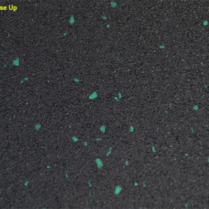 1Mx1M x 15mm Gym Rubber- Green Fleck-1 to 49 Tiles $35.00ea