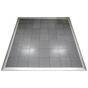 35.76sqm Portable Flooring, Dance Floor, Demountable Flooring. Metal Look Checkerplate $3291.96 Complete